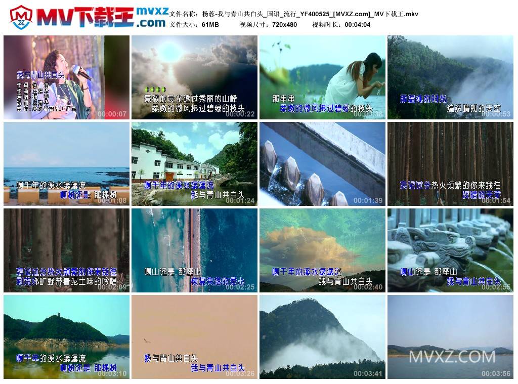 杨蓉-我与青山共白头_国语_流行_YF400525